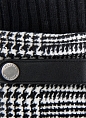 Dents Women's Houndstooth & Leather Gloves